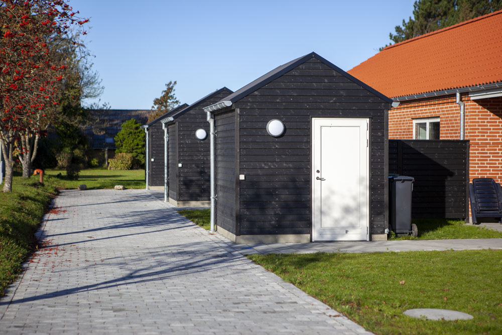 Ærø Møbler - byggerier 2019 - Kildehaven med redskabsskur/udhus